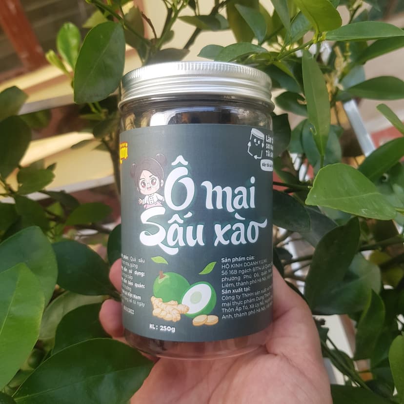 Ảnh Sấu xào gừng Trạm ngọt Yumi Ô mai xí muội cay ngọt ăn vặt thơm ngon 3