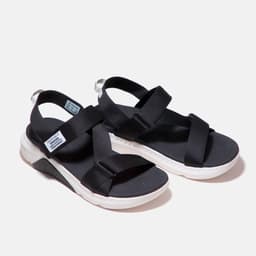 Thumbnail Giày Shondo Sandals F7 Racing F7R0010 đế trắng phối đen quai đen 3