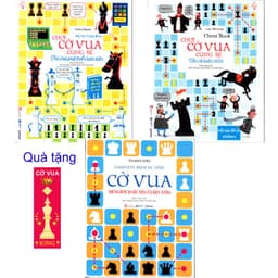 Thumbnail Combo 3 cuốn sách CHƠI CỜ VUA CÙNG BÉ, giúp phát triển tư duy, trí thông minh cho trẻ em (tặng kèm đánh dấu trang) 1