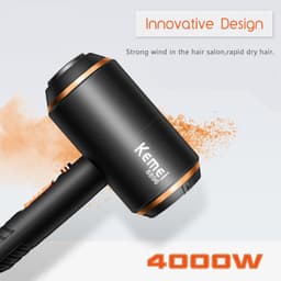 Thumbnail Máy Sấy Tóc Kemei Gió Mạnh Bảo Vệ Quá Nhiệt Không Làm Cho Tóc Bị Hư Tổn 1