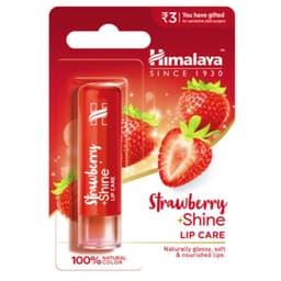 Thumbnail Son Dưỡng Môi Chiết Xuất Dâu Tây (Bóng, Mịn Môi) Himalaya Strawberry Shine Lip Care 4.5gm 2