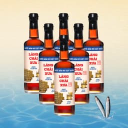 Thumbnail Thùng 6 chai nước mắm nhỉ xuất khẩu Làng Chài Xưa Nhãn Xanh 500ml/chai 4