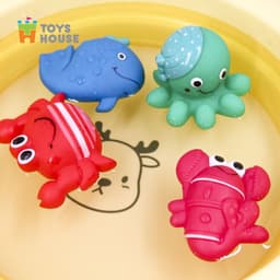 Thumbnail Đồ chơi nhà tắm cho bé-set 2 món (random) sinh vật biển vô cùng dễ thương Toyshouse, hàng chính hãng 2