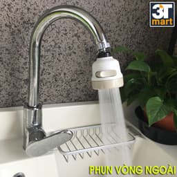 Thumbnail Đầu vòi rửa bát tăng áp điều hướng xoay 360 độ với 3 chế độ nước C'MON DV-03 3