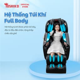Thumbnail Ghế massage toàn thân Toshiko T9 công nghệ con lăn 4D di chuyển mới giúp thư giãn tại nhà 3