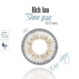 Thumbnail Lens ANN365 Hàn Quốc 1 Ngày Màu Xám Sáng, Kính Áp Tròng Cho Mắt Nhạy Cảm 1
