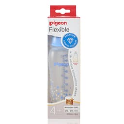 Thumbnail Bình Sữa PP Streamline Hình Ngôi Sao Hồng/Xanh Pigeon 250ml (M) 2