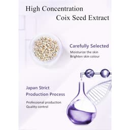 Thumbnail 500ml Nước hoa hồng HANAJIRUSHI chiết xuất hạt ý dĩ (Hatomugi) Nhật bản nhập khẩu 4