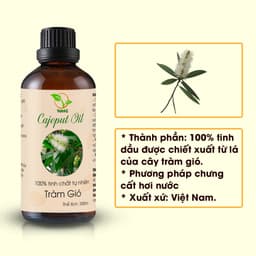 Thumbnail Tinh dầu Tràm gió 100ml/50ml kháng khuẩn, giữ ấm 3