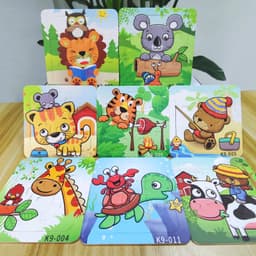 Thumbnail Đồ chơi lắp ráp LEQIAZHIXING k9-01-024 kiểu hoạt hình dễ thương cho bé 3