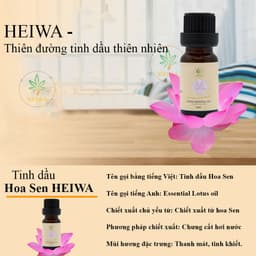 Thumbnail Tinh dầu Hoa sen HEIWA nhập khẩu Ấn Độ có giấy kiểm định, dung tích 50ml 2