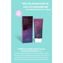 Thumbnail Kem Chống Nắng Dưỡng Trắng Kiềm Dầu Nâng Tone WHISIS Pure Esthetic Daily Fit Tone Up Sun Block SPF50+/PA++++ 50g 2