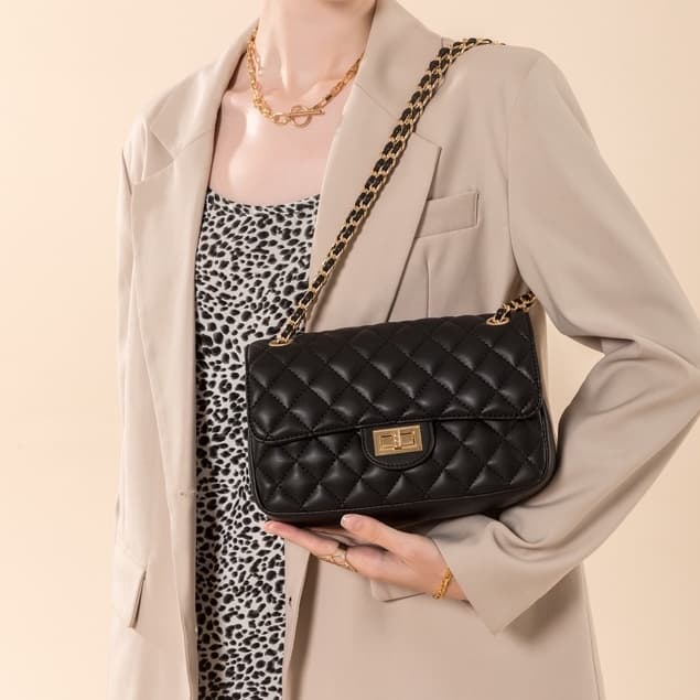 Ảnh David Jones Paris 2025 Xuân Hè Bộ Sưu Tập Mới Thiết Kế Nữ Túi Đeo Ngang Thiết Kế Khâu Da pu Nữ Mềm Mại Và Mềm Mại 2