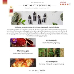 Thumbnail Tinh dầu thơm phòng mùi nước hoa BACCARAT 540 , Tinh dầu khuyếch tán sang chảnh HOT 200ml_HOMELAB 4