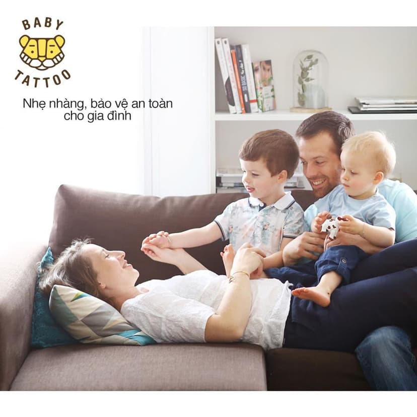 Ảnh BABY TATTOO Khăn Giấy Ướt Cồn 50 Tờ Thích Hợp Lau Chùi Đồ Vật Diệt Khuẩn 2
