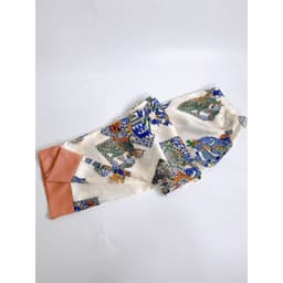 Thumbnail Bộ đồ ngủ Bigsize Pijama lụa Nhật cao cấp JAPANSILK, ngắn tay quần dài thổ cẩm mà hồng nhẹ CD084 3