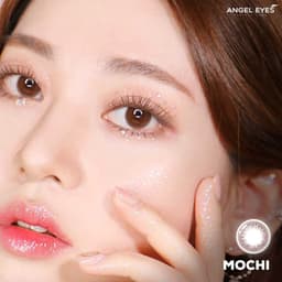 Thumbnail Lens nâu có độ cận Mochi hiệu Angel Eyes có độ từ 0 - 8 độ, dòng kính áp tròng nâu có độ phù hợp kỷ yếu, đi học, cô dâu 4