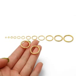 Thumbnail BEADIA Bộ 200-500 khoen nối trang sức 3-8mm thiết kế tiện dụng chất lượng cao 1