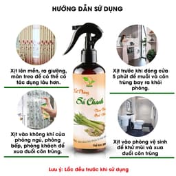 Thumbnail Xịt phòng Sả chanh chai 300ml TAMAS, được chiết xuất từ tinh dầu thiên nhiên, an toàn, thơm phòng, khử mùi, kháng khuẩn. 3