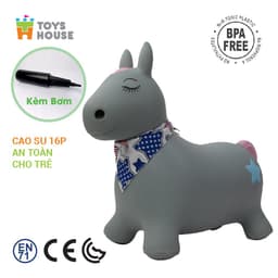 Thumbnail Thú nhún trẻ em bơm hơi cao cấp Toyshouse ( kèm bơm và hộp) - Xuất khẩu Mỹ (ASTM) và Châu Âu (EN71) 2