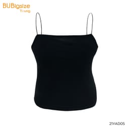 Thumbnail Áo 2 dây thun nữ BIGSIZE (55kg đến 95kg) - 21YAD05 - [BU Bigsize Young] 1