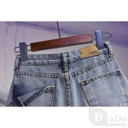 Thumbnail Quần Short Jean Jean Lưng Cao ThờI Trang Cho Nữ DaDu Seluar 3