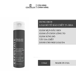 Thumbnail Dung Dịch Loại Bỏ Tế Bào Chết 2% BHA Paula's Choice 118ml 2