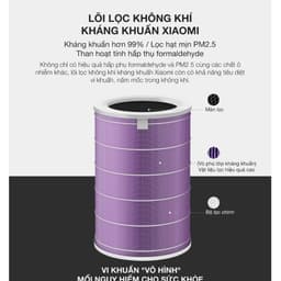 Thumbnail Lõi lọc không khí Xiaomi Smart Air Purifier Filter Có chip RFID - Chính hãng Digiworld 1