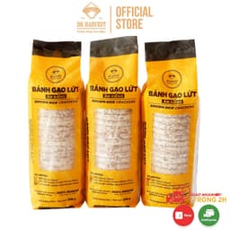 Thumbnail Bánh Gạo Lứt Ăn Kiêng Giảm Cân DK Harvest (170g/18 bánh) - 3 Vị (Lứt Huyết Rồng, Yến Mạch, Lứt Tím Than) 1