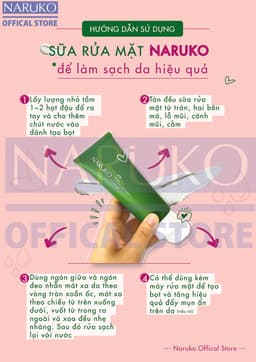 Thumbnail Sữa rửa mặt dạng bùn Naruko trà tràm Tea Tree Purifying Clay Mask and Cleanser in 1 120 gr 2
