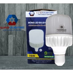 Thumbnail Buld trụ nhôm SuperVilighting, MS:BTN-15W-50W-AST, Đui e27,Lấy sáng phòng khách, phòng bếp, trụ nhôm. Bảo hành 24 tháng 1