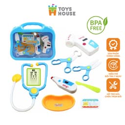 Thumbnail Hộp đồ chơi bác sĩ, nấu ăn, cơ khí, trang điểm giúp bé phát triển tư duy, định hướng nghề nghiệp Toyshouse 1