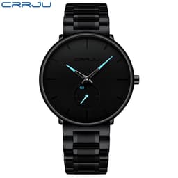 Thumbnail Đồng hồ nam CRRJU 2150SLX có dây đeo tay thép không gỉ màu đen chống nước thời trang doanh nhân 1