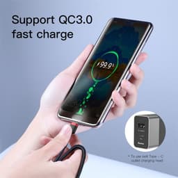 Thumbnail Cáp Baseus USB Type C sang USB Type C cho Samsung S8 S9 Plus Điện thoại di động Xiaomi PD 60W QC3.0 3A Cáp sạc nhanh cho loại C 2