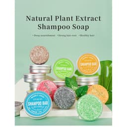 Thumbnail Xà phòng gội đầu LIYALAN chăm sóc tóc dạng rắn thuần chay từ thảo dược thiên nhiên trong hộp thiếc 55g 4