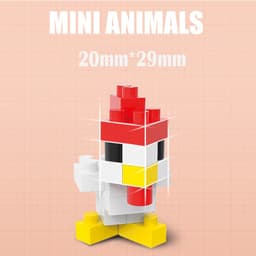 Thumbnail Đồ chơi lắp ghép mô hình LEQIAZHIXING DW1~7 phong cách động vật 1
