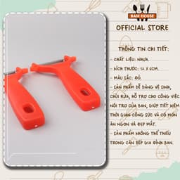 Thumbnail Dao bào đa năng inox Bam House cán nhựa đỏ siêu bén cao cấp BD03 3