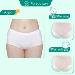 Thumbnail Quần lót chống tràn nguyệt san Purecotton chất liệu sợi sồi cao cấp Sozoo Paintie PC082 1