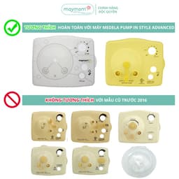 Thumbnail Mặt nạ Máy Hút Sữa Maymom tương thích Máy Medela Pump 3