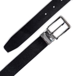 Thumbnail Thắt lưng nam Bụi Leather L112 da bò nguyên tấm-màu đen khóa cài 3