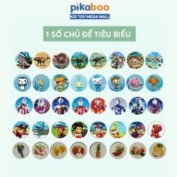 Thumbnail Đèn pin chiếu hình Pikaboo 24 hình ngộ nghĩnh đáng yêu đa dạng các hình chủ đề gần gũi cho bé yêu 3