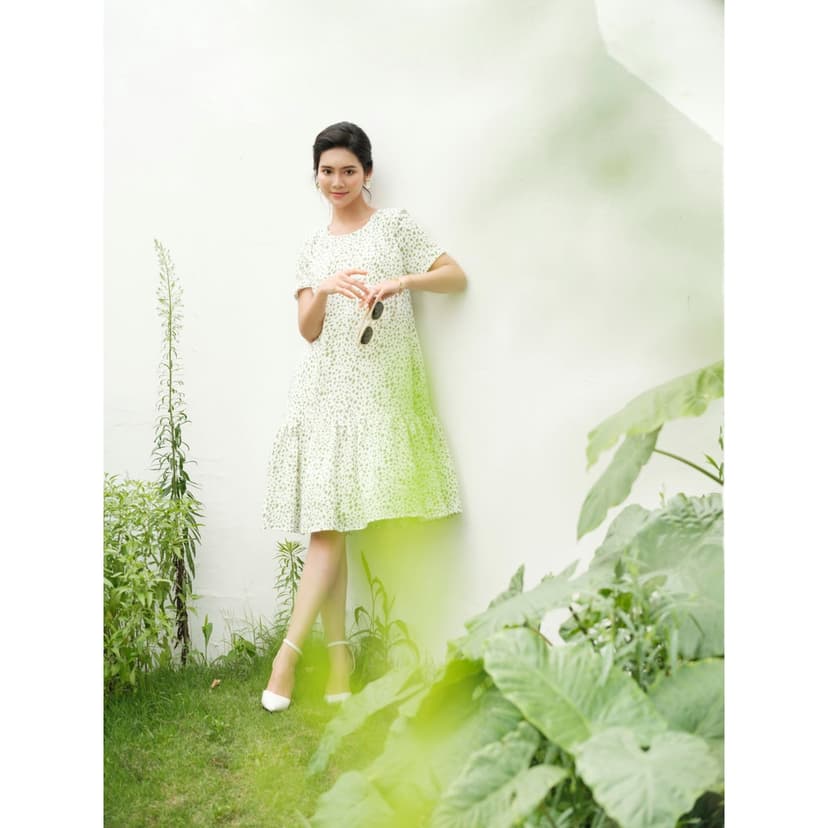 Ảnh De Leah - Đầm Suông Đuôi Cá Ngắn Tay - Thời Trang Thiết Kế 2