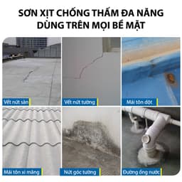 Thumbnail Bình xịt chống thấm,chống dột nước,bình xịt chống thấm công nghệ nano Nhật, chịu được nhiệt độ cao. 4
