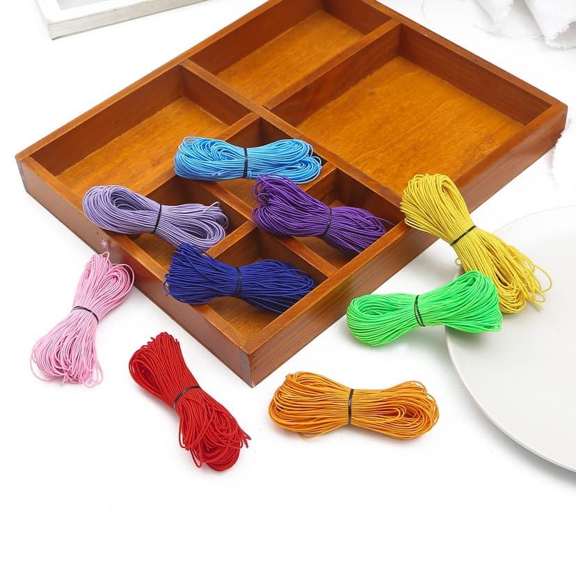 Ảnh BEADIA Dây Co Giãn 1mm 10 Màu Dài 25m Dùng Để Làm Vòng Tay Handmade 1