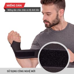 Thumbnail Băng quấn cổ tay tập gym, boxing bảo vệ cổ tay, trợ lực khớp GoodFit GF301W 4