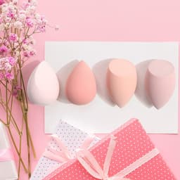 Thumbnail Bộ 4 mút trang điểm MAANGE sử dụng ướt và khô mềm mại với hộp đựng 9452 2