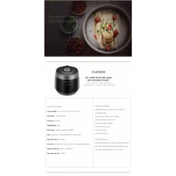 Thumbnail Nồi cơm điện tử áp suất CUCKOO CRP-PK1000S 1,8 lít - Hàng chính hãng 4
