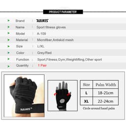Thumbnail Găng Tay Tập Gym AL109 A109 Tập Thể Hình Tập Thể Thao Tập Yoga Cao Cấp - Chính Hãng Aolikes 3