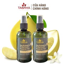 Thumbnail Bộ 2 Chai Xịt Tinh Dầu Bưởi Pomelo Tabaha Ngăn rụng tóc giúp tóc dài và dày hơn (120ml x2) 1