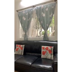Thumbnail Rèm cửa dán tường 2 lớp Levika họa tiết dễ thương, không khoan đục, chắc chắn 2